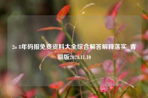 2o 8年码报免费资料大全综合解答解释落实_青铜版2024.11.10-第1张图片-旅游攻略分享平台-独家小贴士