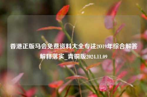 香港正版马会免费资料大全专注2O19年综合解答解释落实_青铜版2024.11.09-第1张图片-旅游攻略分享平台-独家小贴士